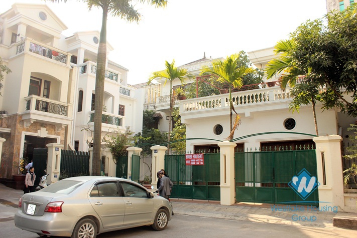 House with swimming pool available for rent in Ciputra, Tay Ho, Hanoi